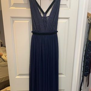 Navy Free People Gown